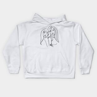 best friends Kids Hoodie